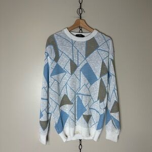 Vintage Sears Abstract Sweater Large